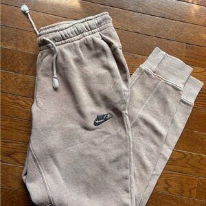 Nike Women’s Beige Jogger Sweatpants